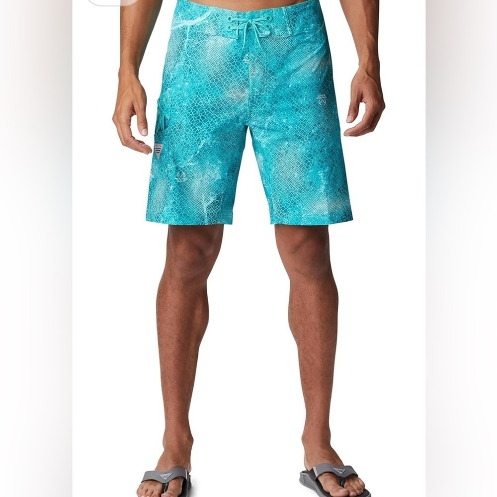 NWOT Men’s Columbia Polyester Blend PFG Offshore Board Shorts Size-36